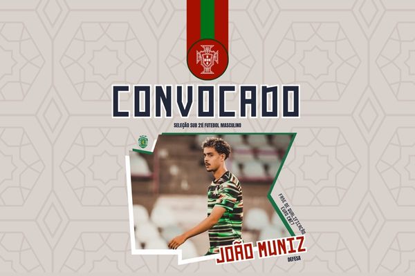 João Muniz convocado para a Seleção Nacional Sub-21